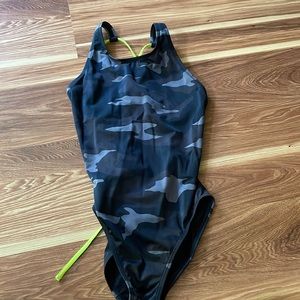 Athleta - camo sized 24 swimsuit ; worn once